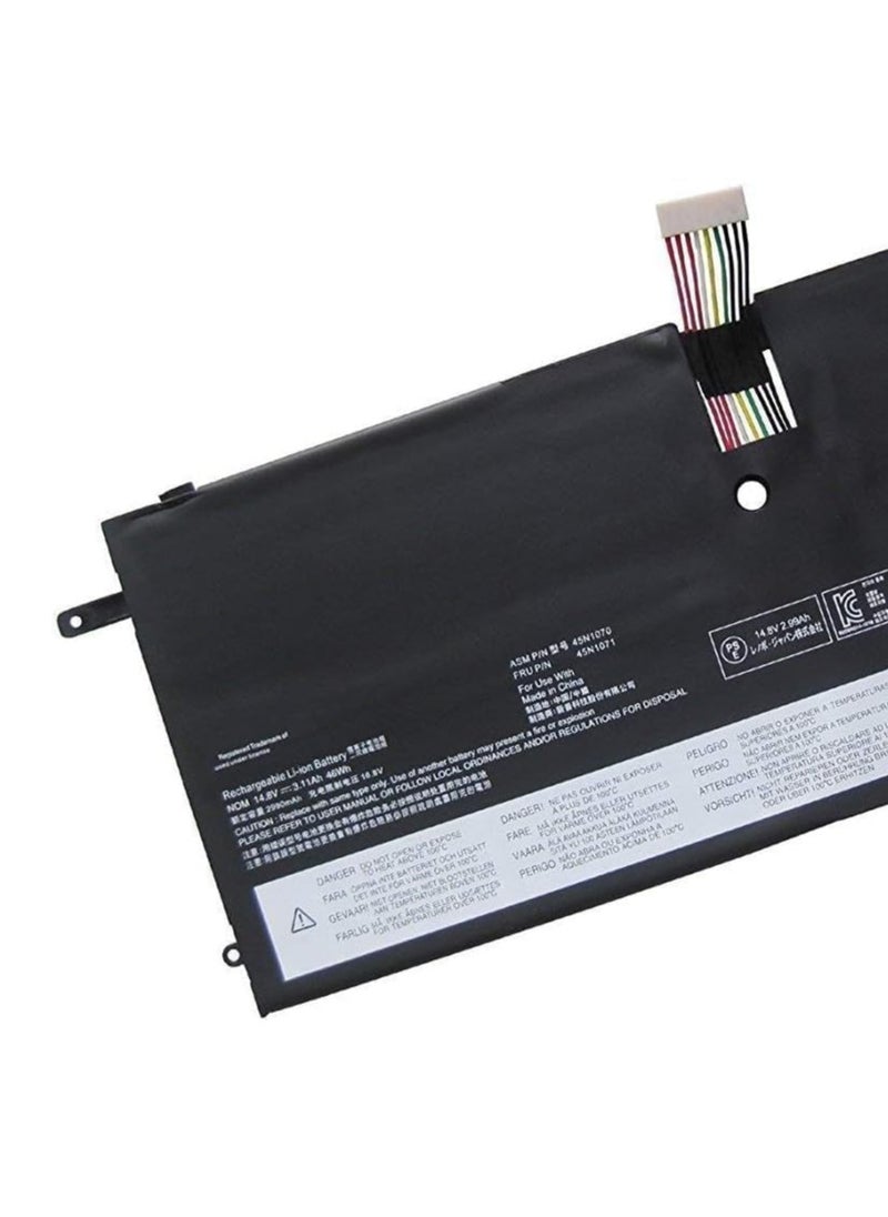 14.8V 3.11Ah 46Wh 45N1070 45N1071 Laptop Li-Polymer Battery fit for Lenovo ThinkPad X1 Carbon Series 3444-54U 3444-53U Tablet