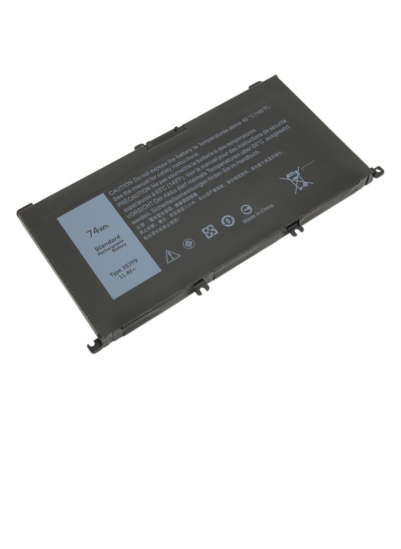 357F9 Laptop Battery Replacement Compatible for, Dell 15 7559 7557 5576 5577 7566 7567 7759 INS15PD NS15PD Series 357F9, 0GFJ6, 71JF4, 0357F9, 00GFJ6, 071JF4, P57F, P57F003, P65F, 11.1V 74Wh