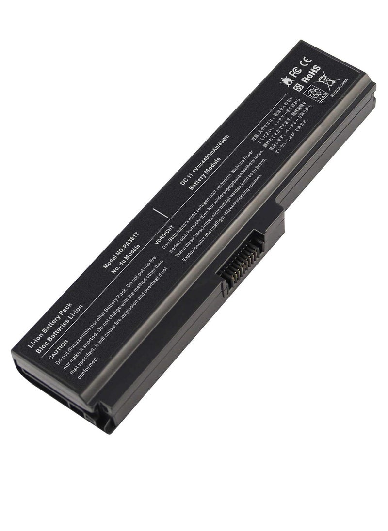 PA3817U-1BRS Laptop Battery Replacement for Toshiba Satellite C655 C675 C675D L645 L645D L655 L655D L675 L675D L745 L755 L755D P745 P755 P775 M645 A660 A655 PA3817U Series Battery