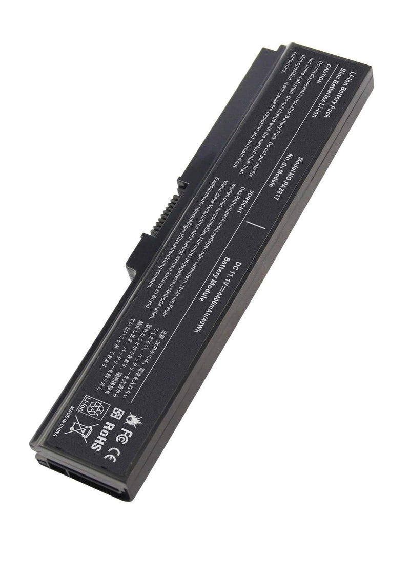 PA3817U-1BRS Laptop Battery Replacement for Toshiba Satellite C655 C675 C675D L645 L645D L655 L655D L675 L675D L745 L755 L755D P745 P755 P775 M645 A660 A655 PA3817U Series Battery