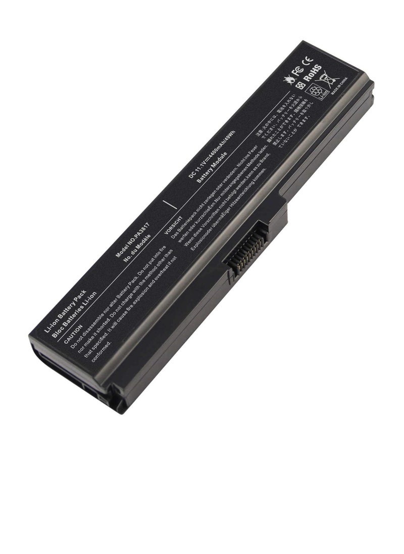 PA3817U-1BRS Laptop Battery Replacement for Toshiba Satellite C655 C675 C675D L645 L645D L655 L655D L675 L675D L745 L755 L755D P745 P755 P775 M645 A660 A655 PA3817U Series Battery