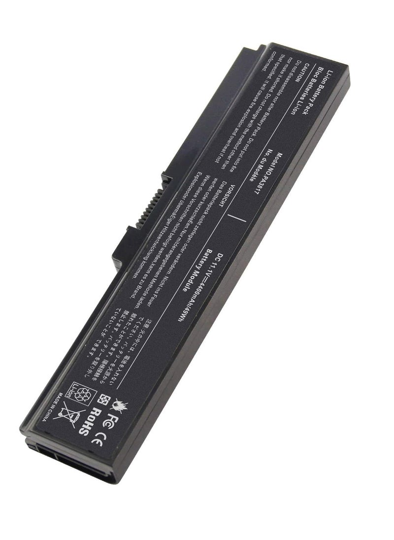 PA3817U-1BRS Laptop Battery Replacement for Toshiba Satellite C655 C675 C675D L645 L645D L655 L655D L675 L675D L745 L755 L755D P745 P755 P775 M645 A660 A655 PA3817U Series Battery