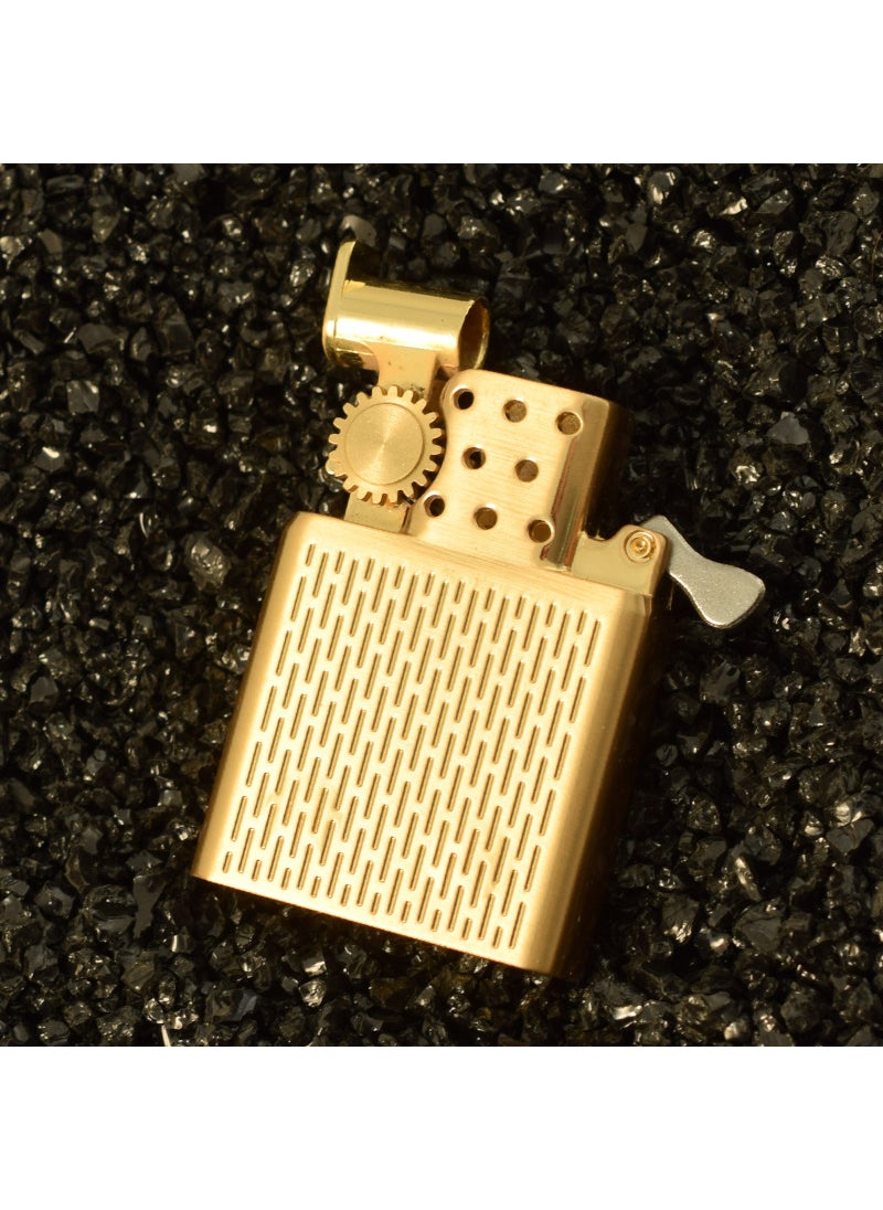 1 x 5 pcs Vintage ZP Zorro Flint Lighter Core White Steel 902 lid center cover movement 515 gold