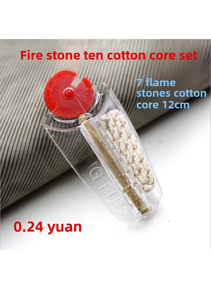 1 x 5 pcs Flint Cotton Core Lighter Wick Accessories Firestone + cotton core