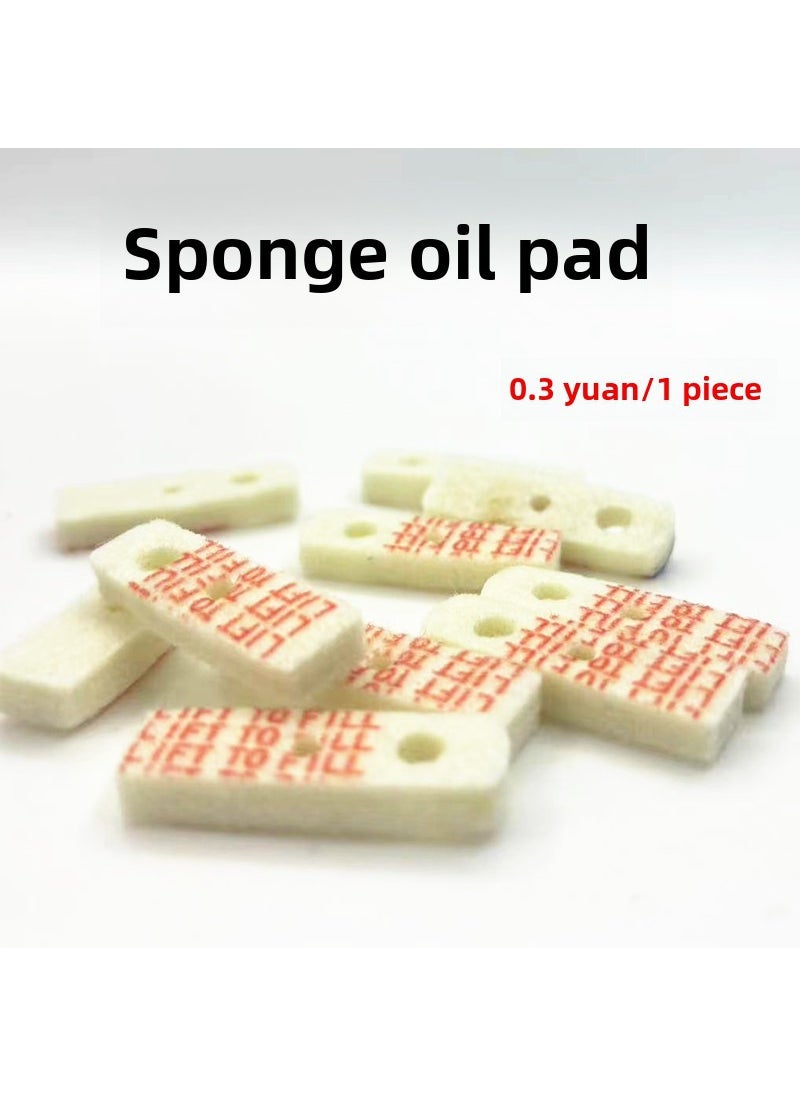 1 x 5 pcs Flint  Wick Oil Lighter Refill Accessories Sponge oil pad