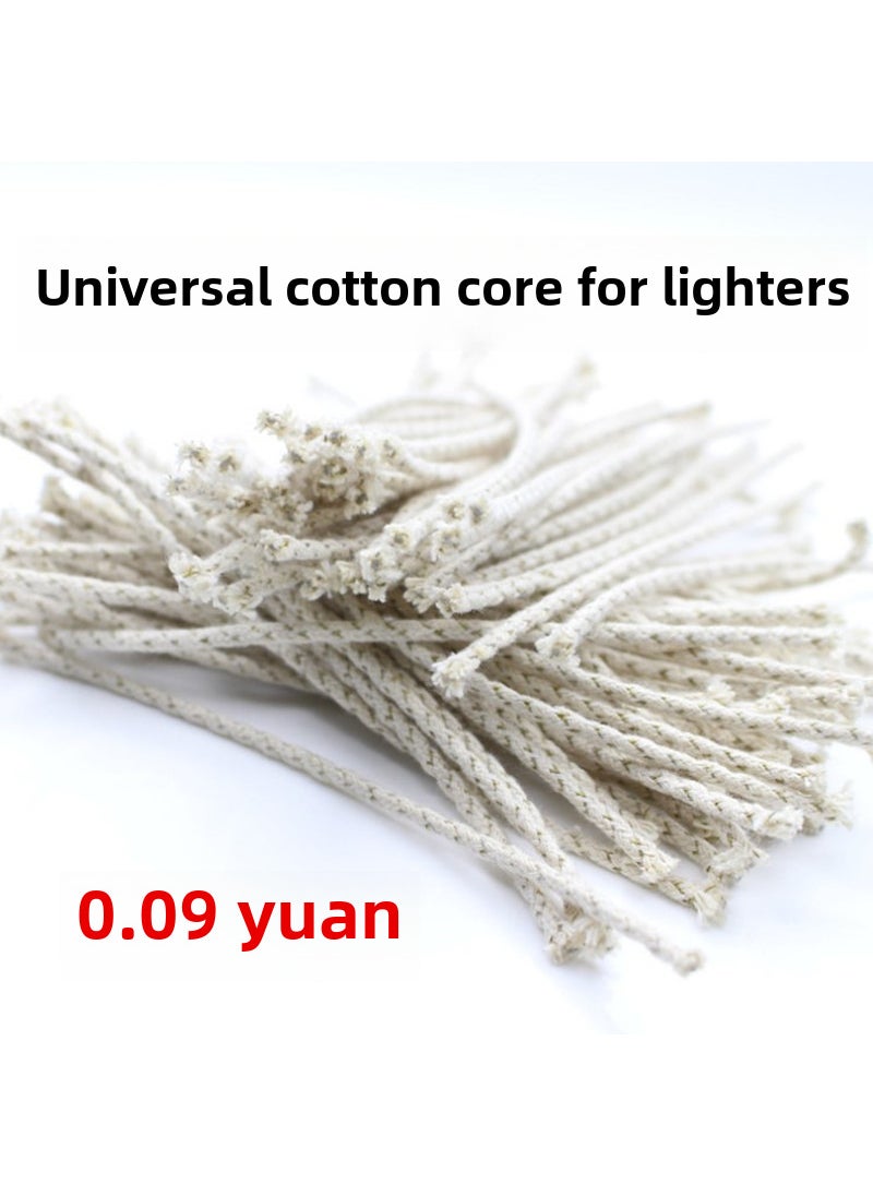 1 x 5 pcs Flint  Wick Oil Lighter Refill Accessories Single cotton core