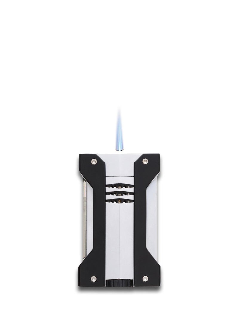 Torch Jet Flame Chrome/Black Cigar Lighter