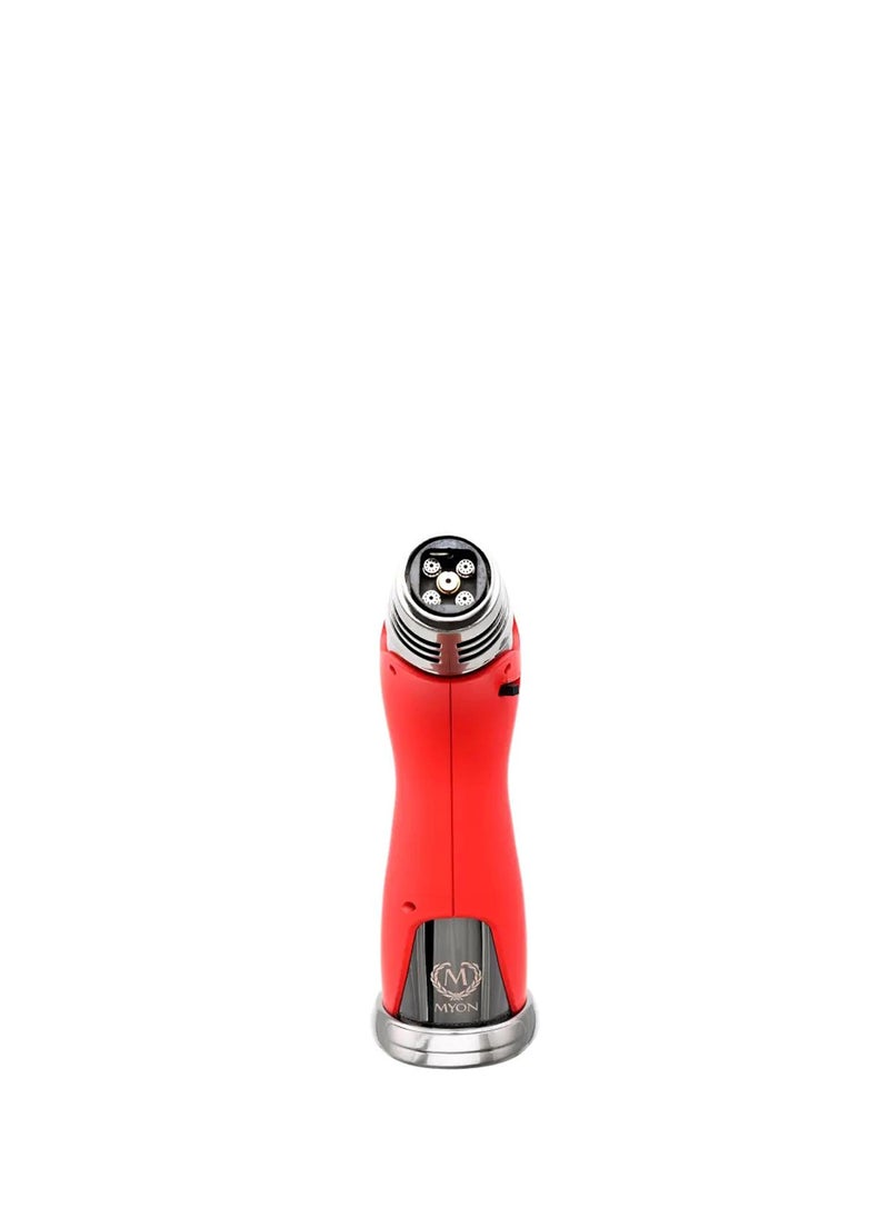 Quattro Red 4 Flame Cigar Table Lighter