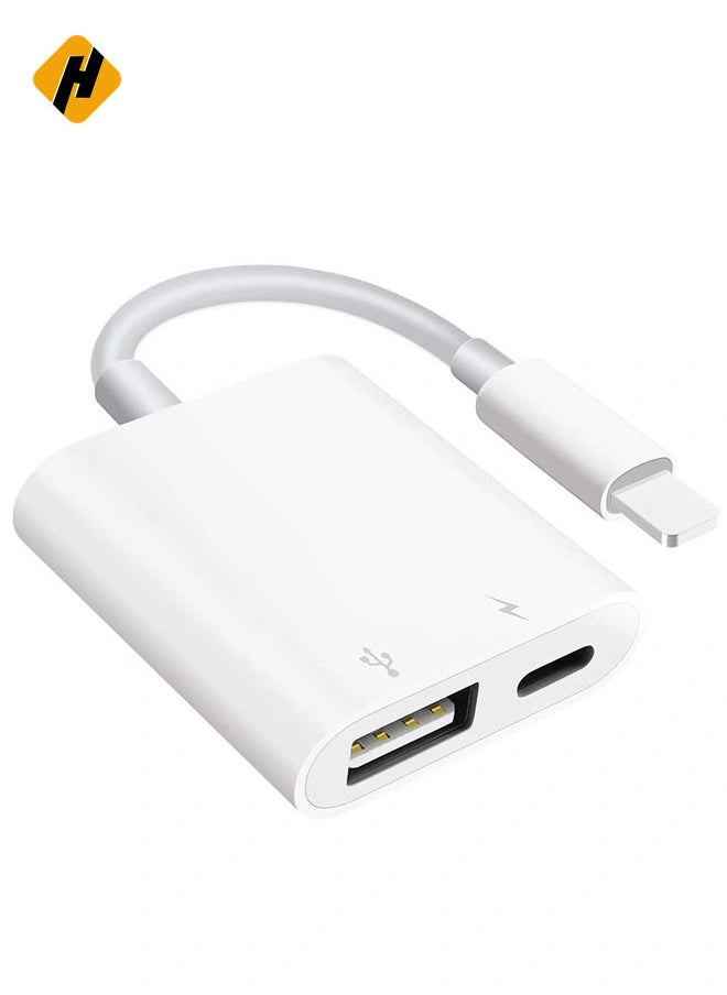 iPhone iPad, iPad to USB Adapter Plug and Play Support Card Reader