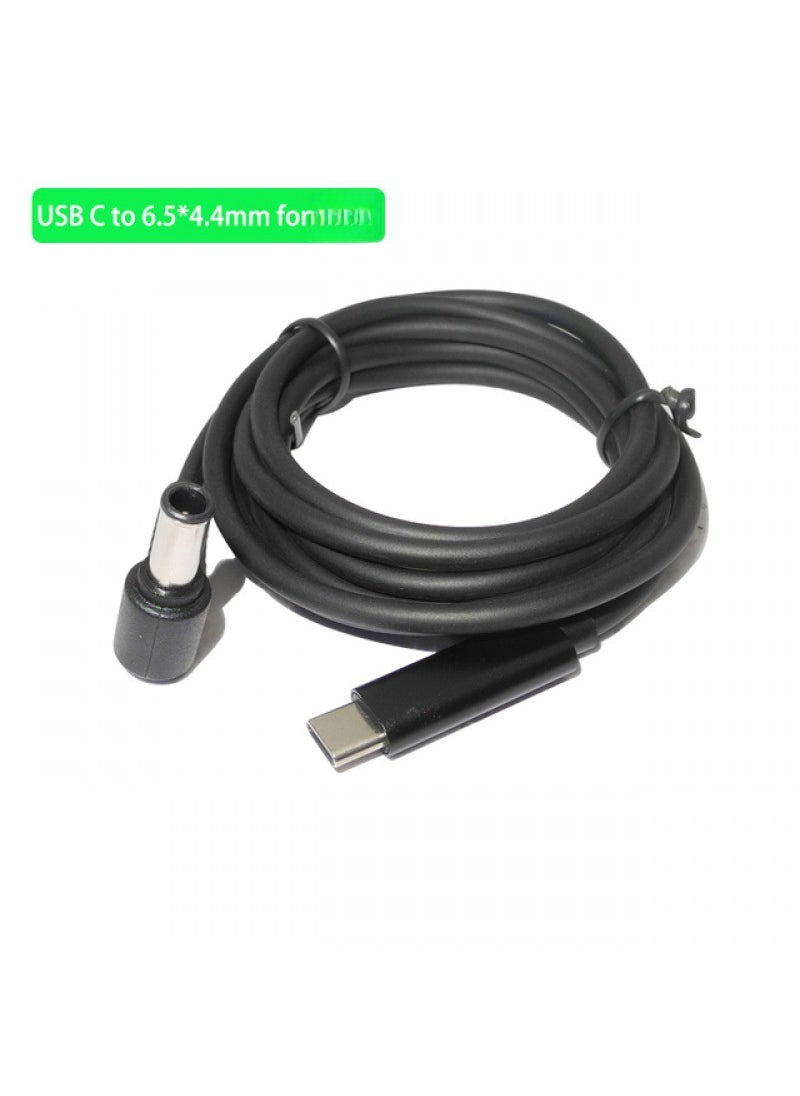 1 x 5 pcs Type-C to DC Charger Cable for Notebooks 6.5-4.4mm