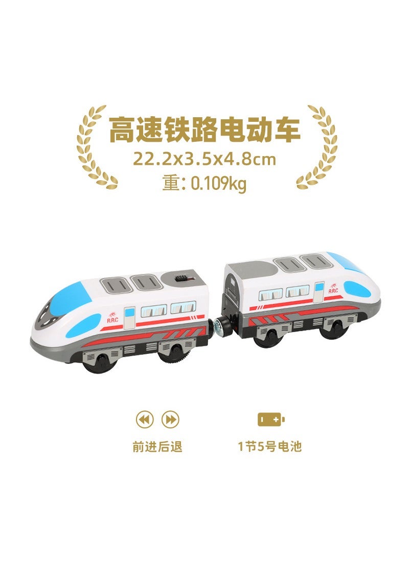 Connectable metal Thomas magnetic alloy electric small locomotive childrens toy gaodeng Carriage Collection High-speed railway tram