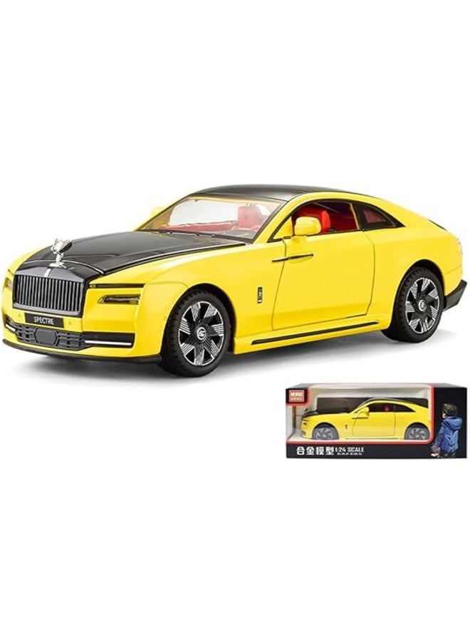 1:24 Scale Rolls Royce Alloy Diecast Car Model Metal Collectible with Sound & Light Features Ideal Gift for Car Lovers & Kids