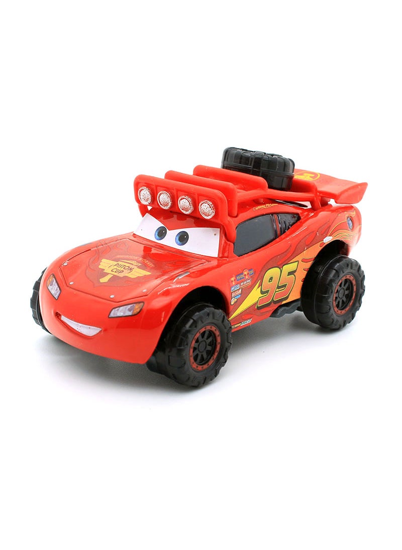 Racing Story Car King Aircraft Alloy Car Model Off-road Big Foot McQueen Standing Raymond 74 No. 68 Racing Car Off-road McQueen