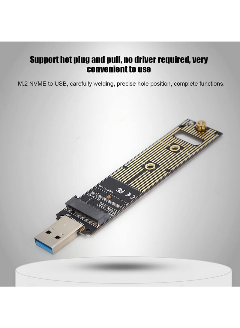 NVME To USB Adapter M.2 NVME To USB, Chip SSD Adapter Hard Disk Converter Board SSD Adapter Board