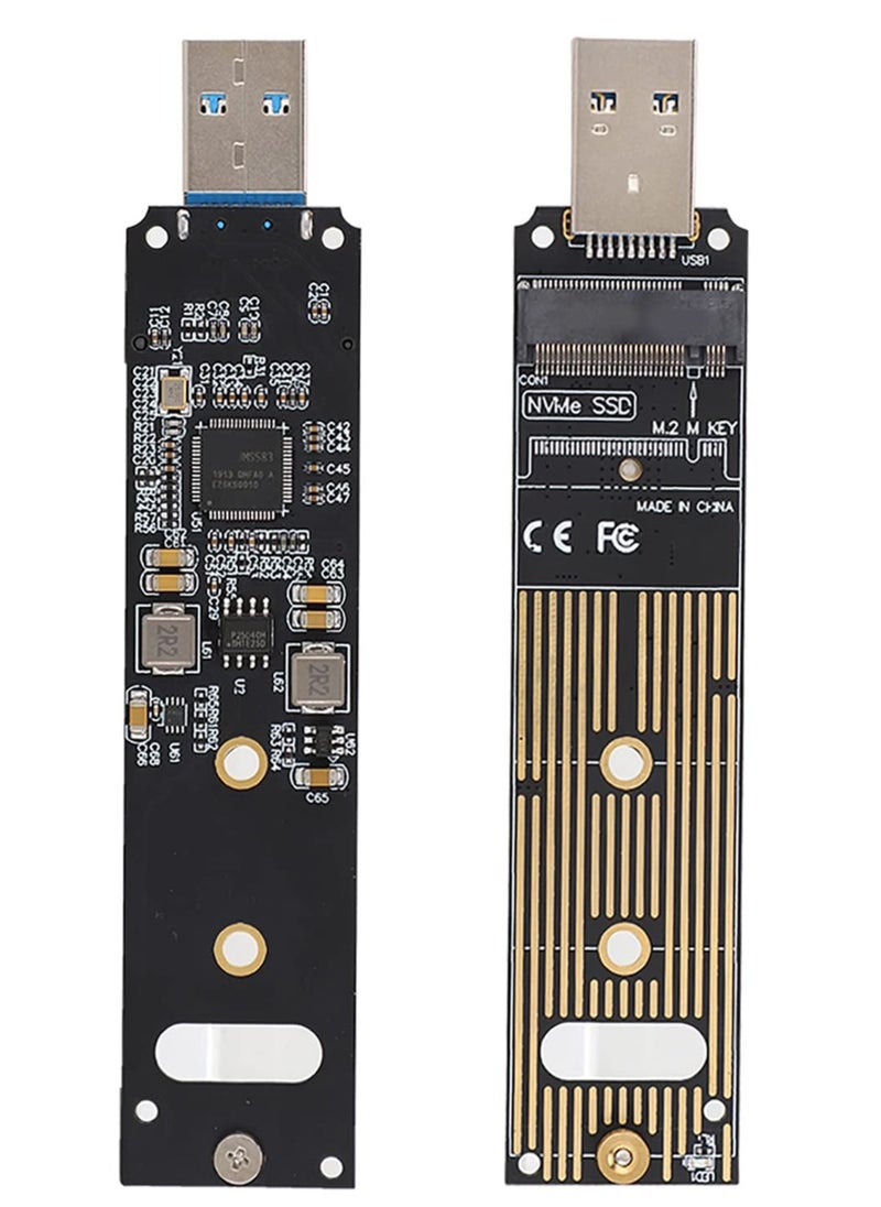 NVME To USB Adapter M.2 NVME To USB, Chip SSD Adapter Hard Disk Converter Board SSD Adapter Board