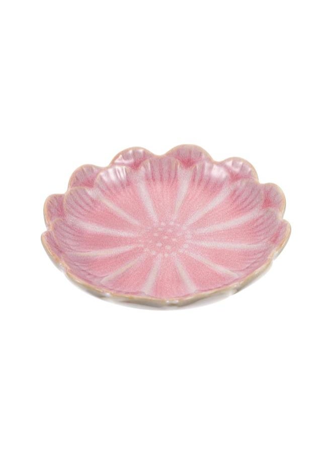 Small Plates Ceramic Sauce Dish Flower Shaped Japanese Seasoning Dishes Sushi Dipping Bowl Appetizer Vinegar Plates Serving Platter Saucers Bowls Small Bowls