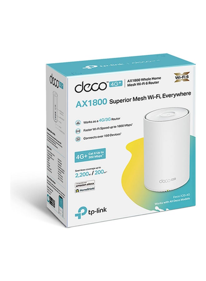 AX1800 Whole Home Mesh Gateway White