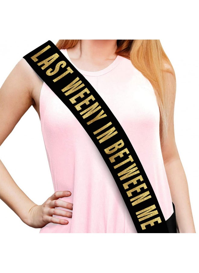 Bachelorette Black Satin Sash - Bachelorette Party Favors, Supplies, Ideas, and Decorations