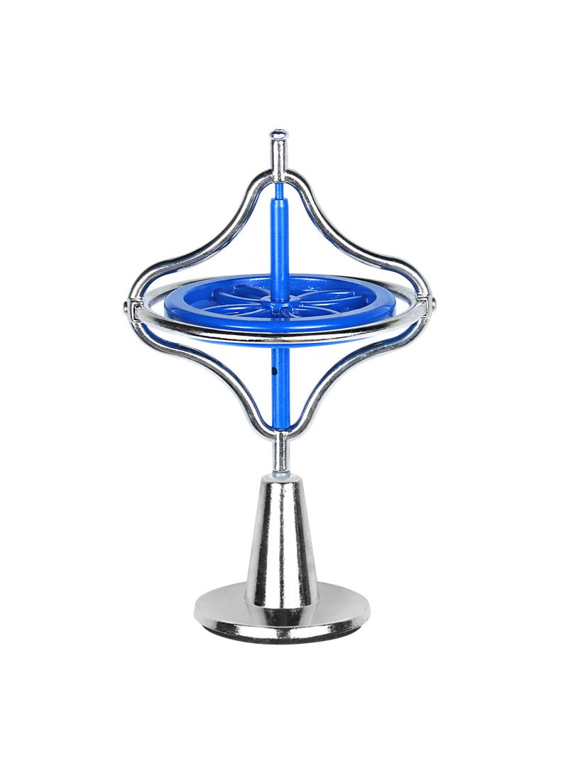 1 x 5 pcs New Colorful Fidget Spinner Zinc Alloy Stress Relief Toy Second Generation Gyroscope Blue