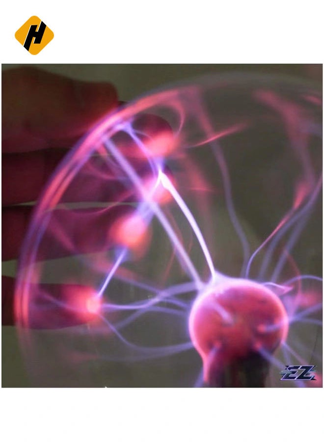 NEW 8-Inch Plasma Ball – Magic Touch Sensitive Plasma Lamp Nebula Globe for Parties, Home Decor, and Props