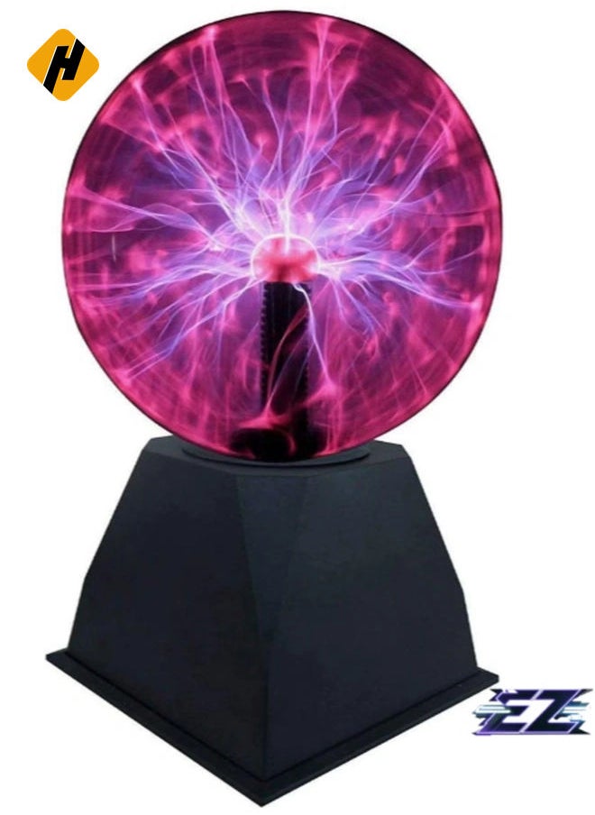 NEW 8-Inch Plasma Ball – Magic Touch Sensitive Plasma Lamp Nebula Globe for Parties, Home Decor, and Props