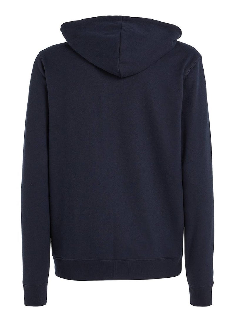 Men's Original Logo Lounge Hoody, Navy