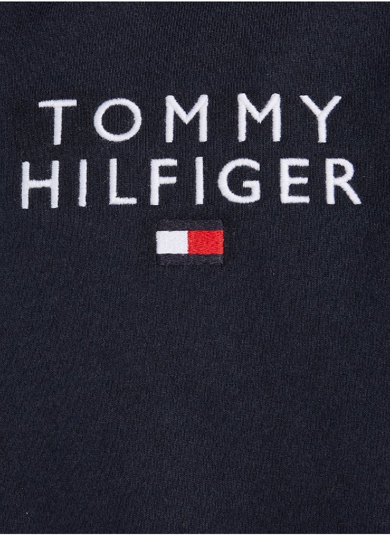 Men's Original Logo Lounge Hoody, Navy