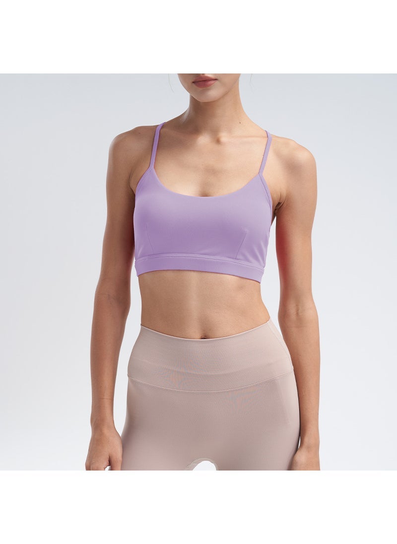 Summer Yoga Fitness Tank Top for Women Velvet Purple