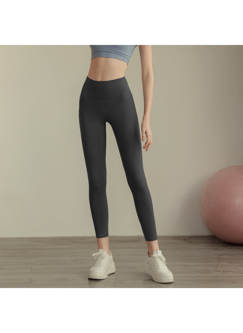 Seamless High-Elastic Yoga Pants Peach Hip Elegant Black