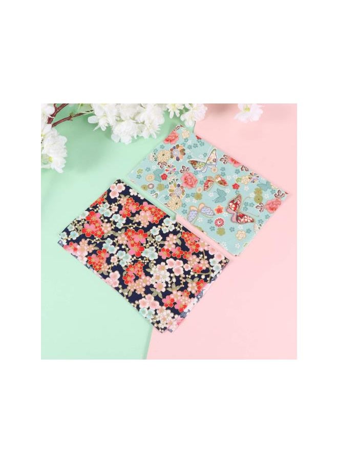 10 Pcs Fabric Bundles Floral Quilting Patchwork Cotton Cloth for Quilting Sewing Crafting DIY Crafts