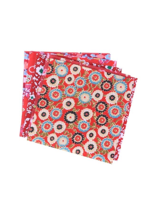 10pcs Floral Cotton Fabric Square Craft Fabric Printed Patchwork Squares for DIY Sewing Quilting Scrapbooking Handmade