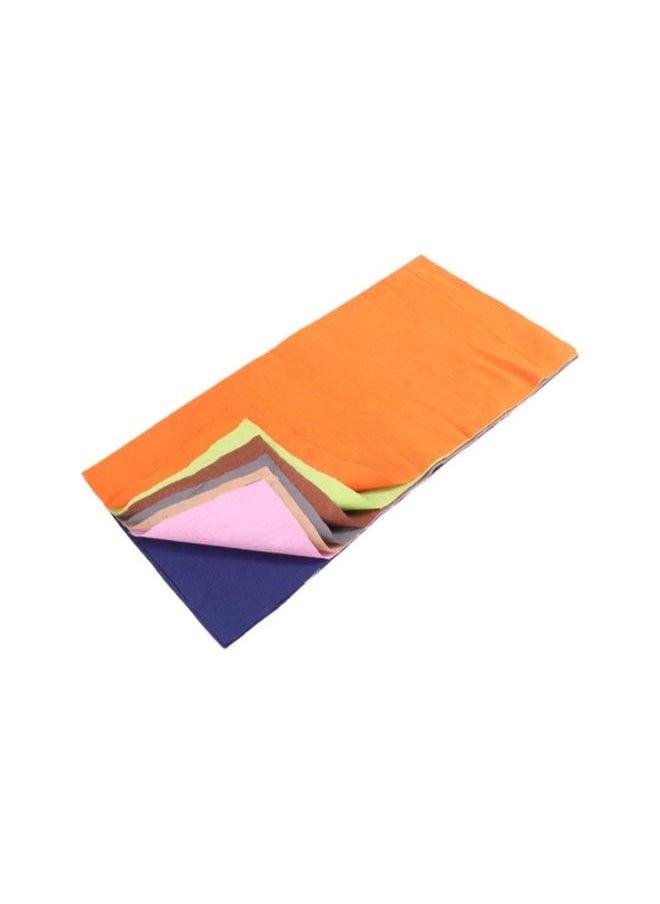 7pcs Solid Colors Cotton Craft Fabric Linen Bundle Squares Patchwork DIY Sewing Scrapbooking Quilting 50x50cm Group A