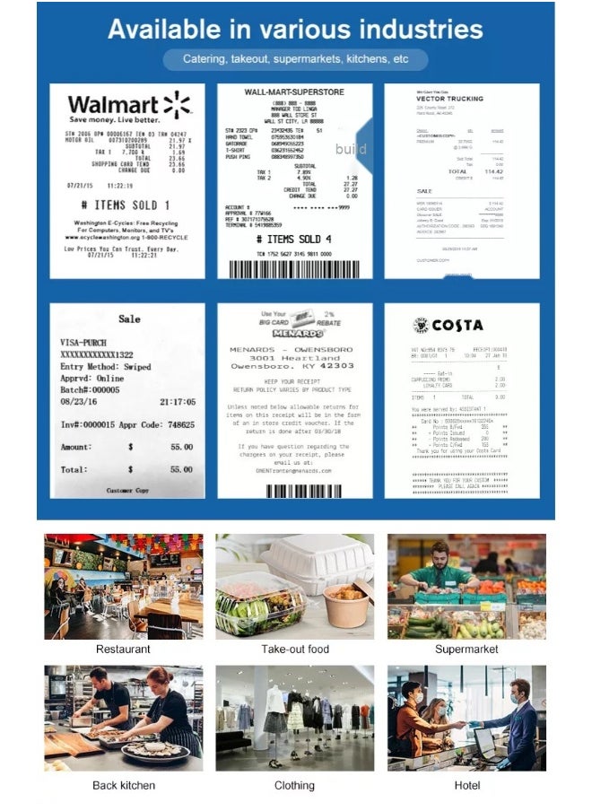 USB and Ethernet Thermal Receipt Printer Model TA 900UE