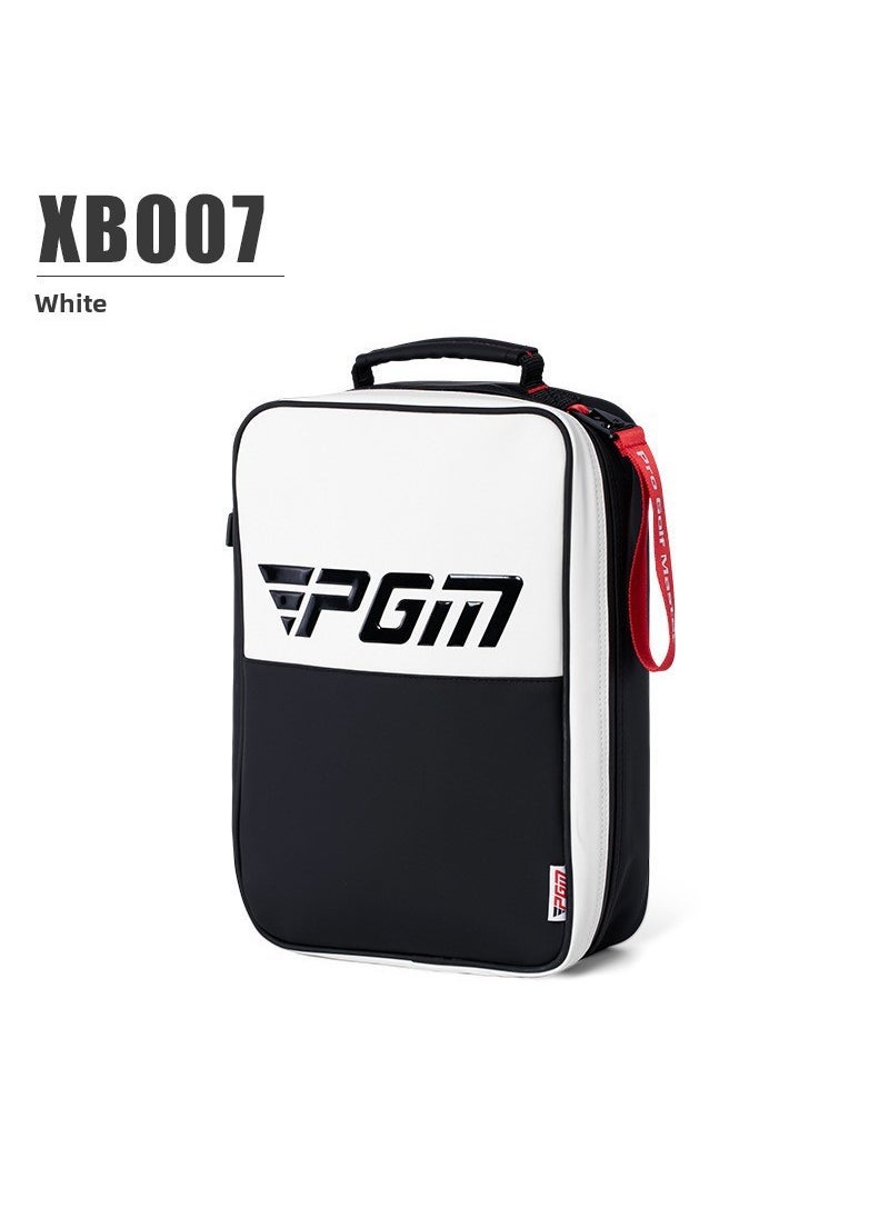 PGM Golf Shoe Bag Lightweight Portable Waterproof XB007-White