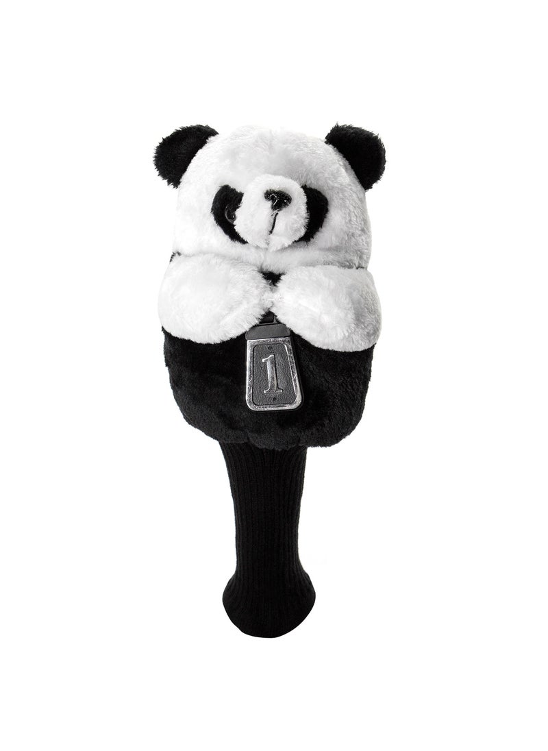 Golf Club Head Cover Animal Plush Protective Cartoon Accessory Panda