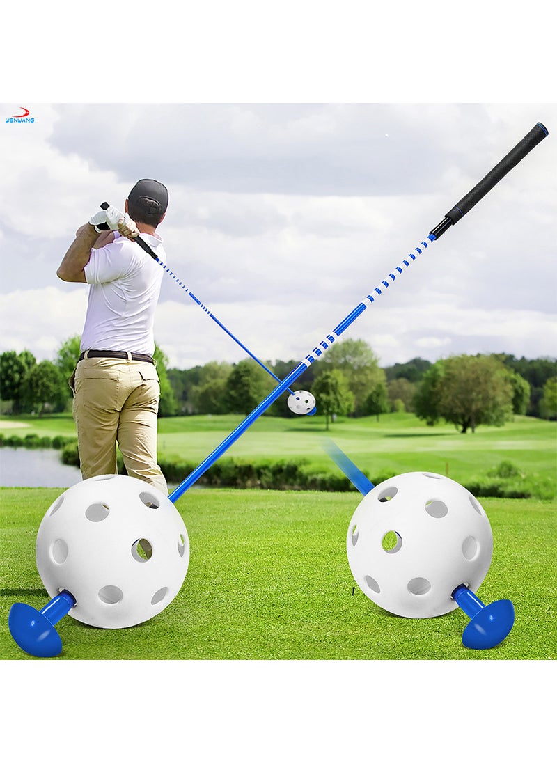 Golf Swing Trainer Stick Hand Release Aid Blue