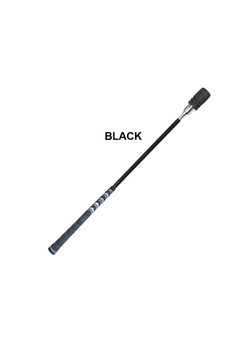 Golf Swing Trainer Sound Practice Club Black