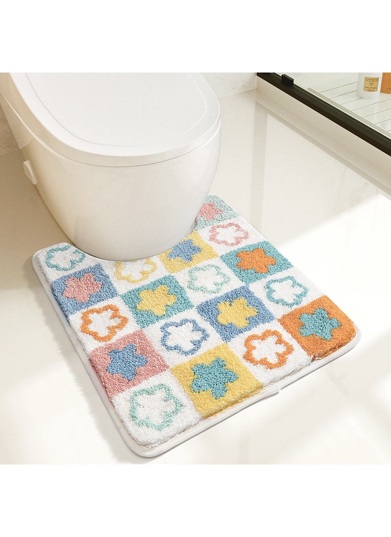 1 x 5 pcs Modern Minimalist INS Bathroom Mat Flower season