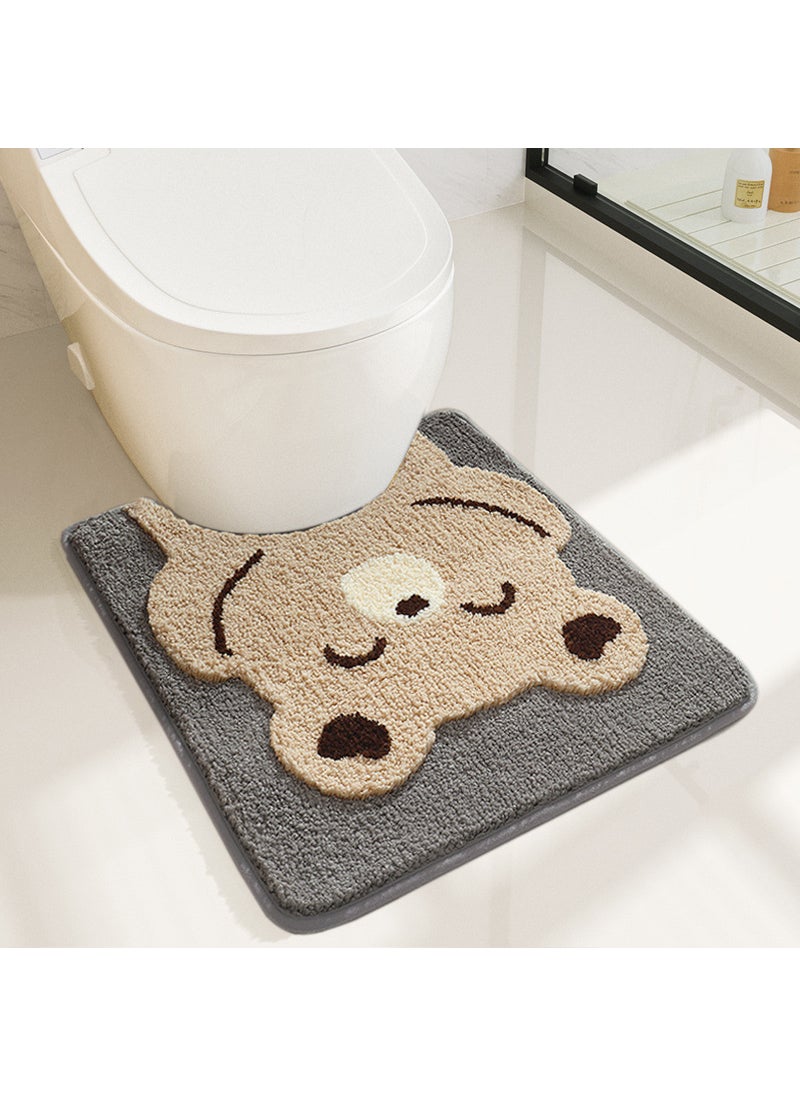 1 x 5 pcs Modern Minimalist INS Bathroom Mat Sun bear