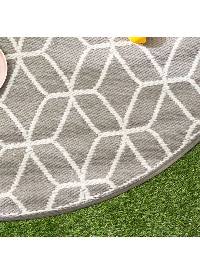 Arlo Geo Round Outdoor Indoor Mat 180 x 180 cm