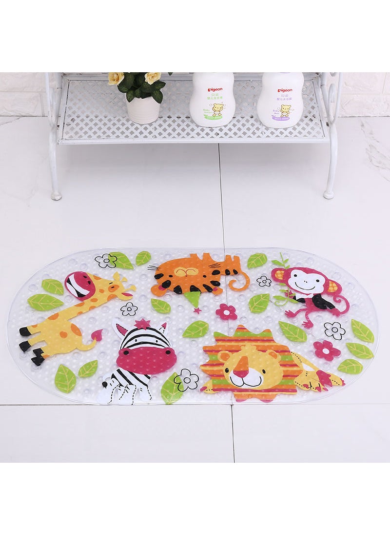 Cute Cartoon Bathroom Non-slip Mat Zebra