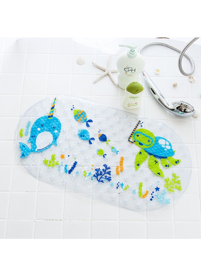 Cute Cartoon Bathroom Non-slip Mat New underwater world