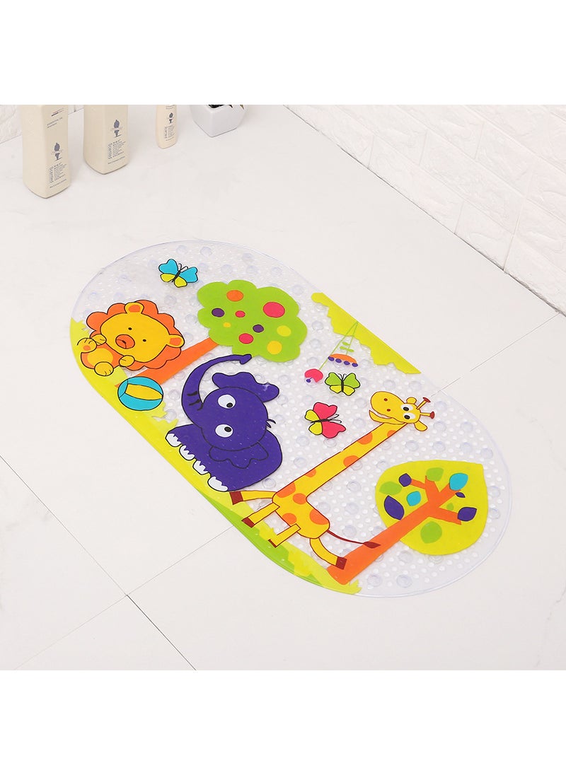 Cute Cartoon Bathroom Non-slip Mat Elephant