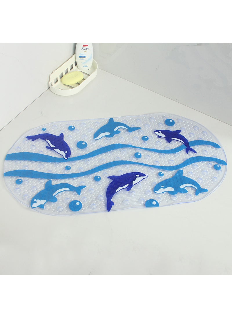 Cute Cartoon Bathroom Non-slip Mat Dolphin