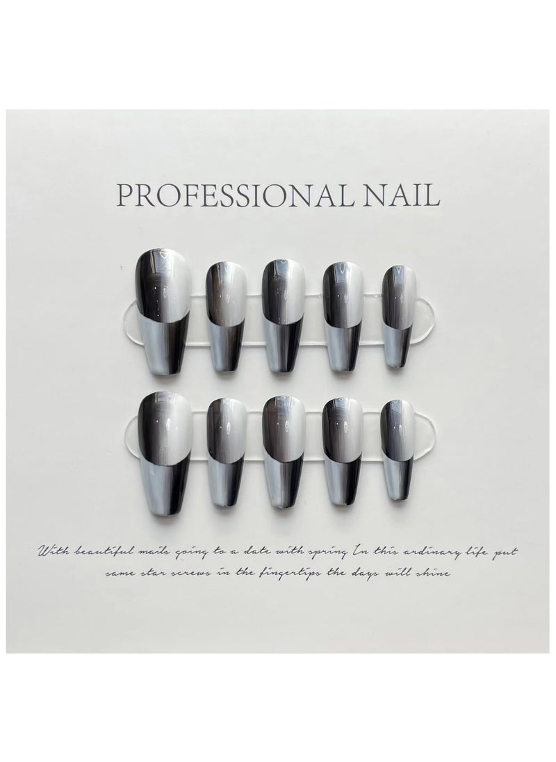 Binzo Beauty Handmade Press On Nails, 10pcs, Nails Art , Acrylic Nails, False Nails, Luxury Collection, Luxury Nails Arts, New Accessories， Wedding Nails，Party Nails.