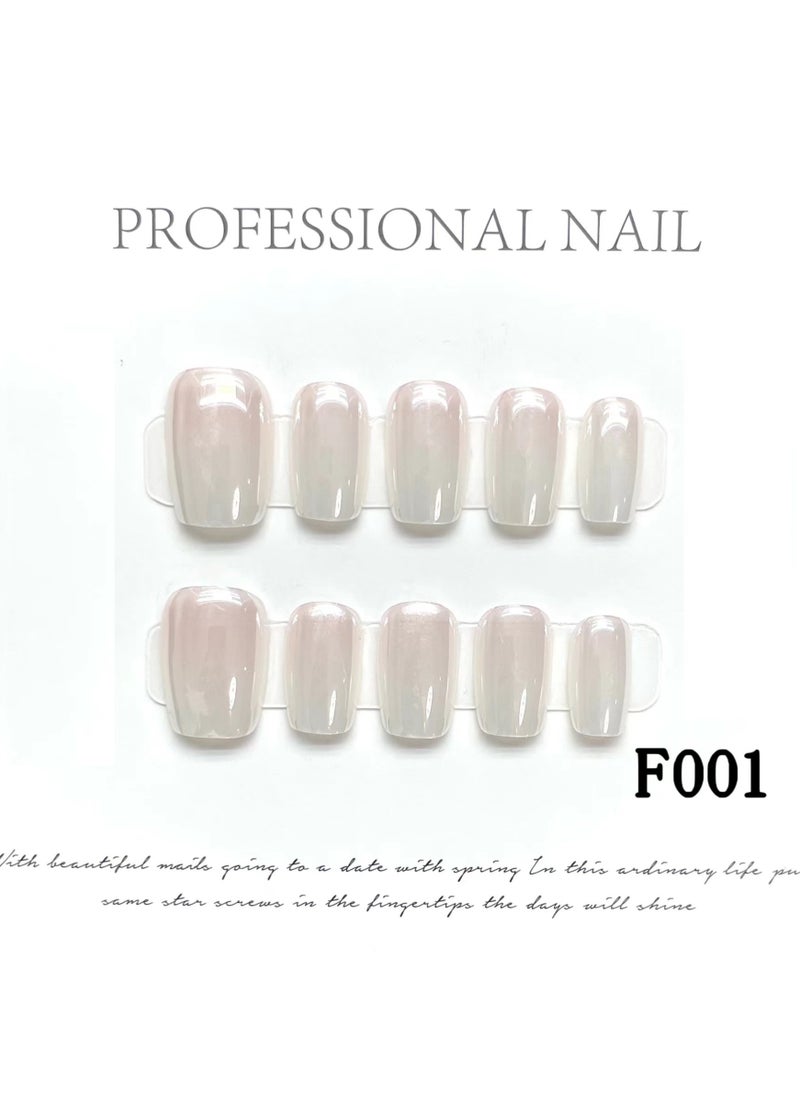 Binzo Beauty Handmade Electroplate Press On Nails, 10pcs,Nails Art , Acrylic Nails, False Nails