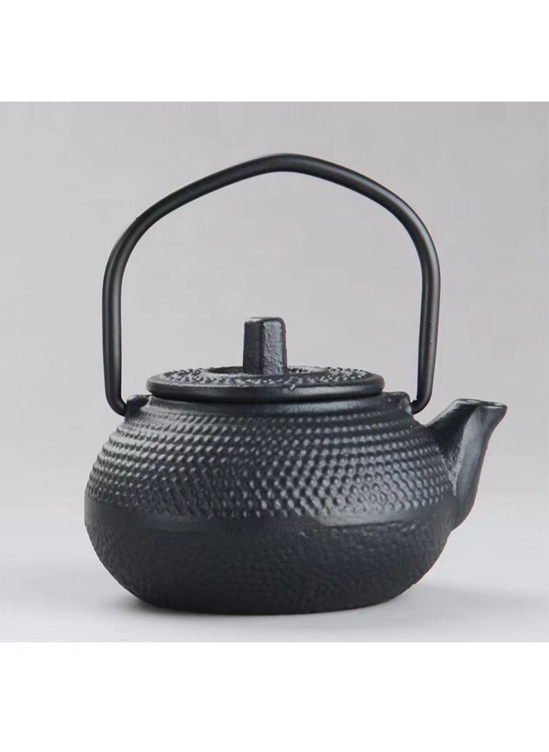 Cast Iron Teapot Kettle Kung Fu Tea Set Black 50 ml Mini Pot Ornaments