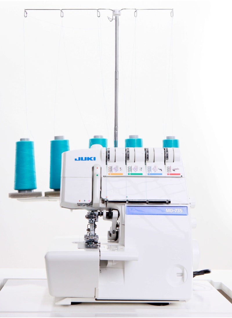 Juki MO-735 5-Thread Serger & Cover Stitch and Chain Stitch Rolled Hem