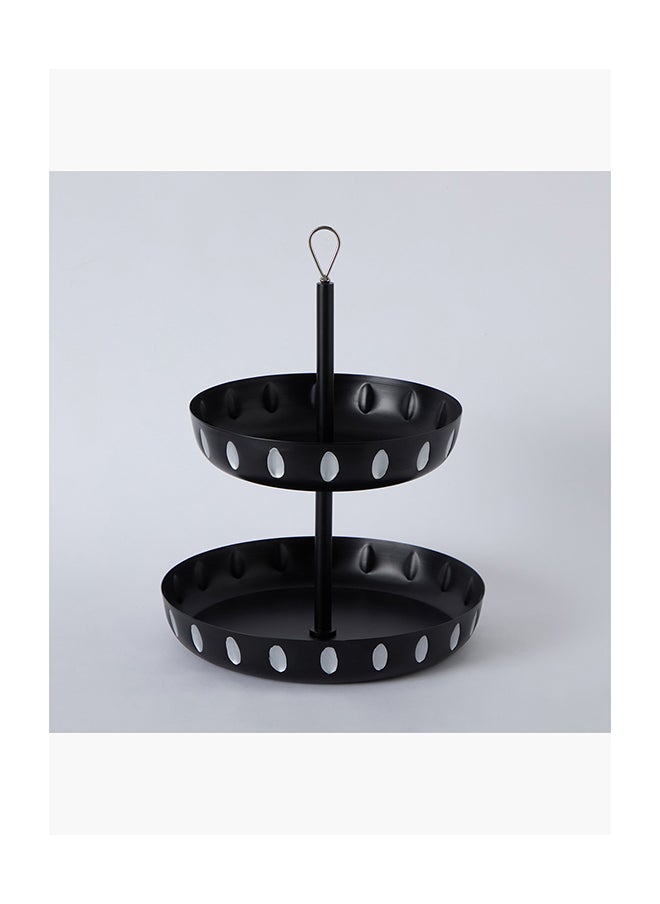 Ornate 2-Tier Cake Stand 30 x 39 x 30 cm