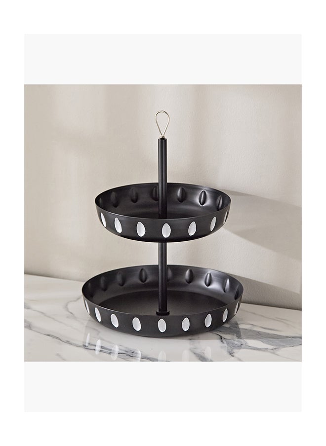 Ornate 2-Tier Cake Stand 30 x 39 x 30 cm